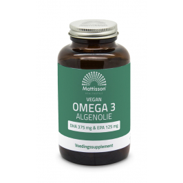 Vegan Omega-3 Algenolie 500 mg - DHA 375 mg & EPA 125 mg - 120 capsules