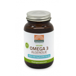 Vegan Omega-3 Algenolie - DHA 150mg & EPA 75mg