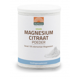 Magnesium Citraat poeder - 15% elementair Magnesium - 200 g