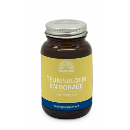 Teunisbloem en Borage olie - met 75 mg GLA - 60 capsules