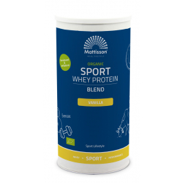 Biologische Sport Wei Proteïne Blend 63% - Vanille - 450 g