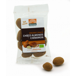 Biologische Choco Kaneel Amandelen - 35 g
