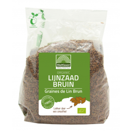 Biologisch Lijnzaad Bruin Heel - 400 g