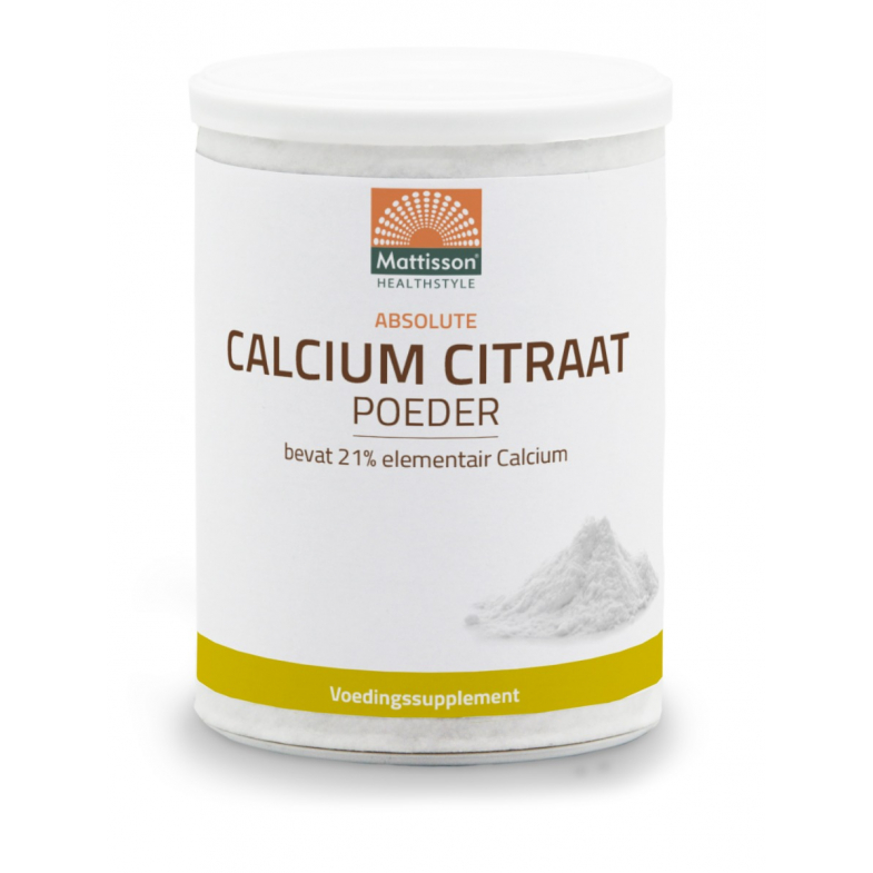 rekruut Verdrag uitvinding Calcium citraat poeder kopen? | Mattisson