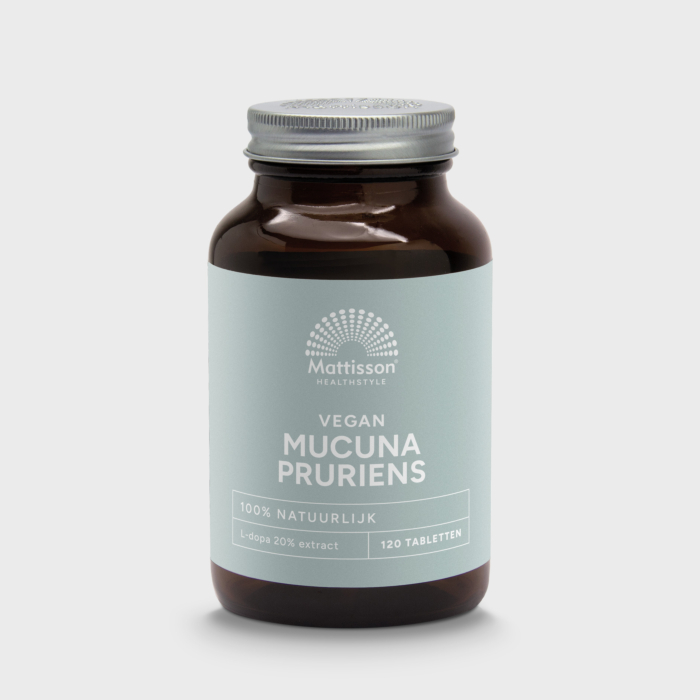 Mucuna tabletten met 20% L-Dopa extract, ondersteunt dopamineproductie. Mucuna tabletten met 20% L-Dopa extract, ondersteunt dopamineproductie.