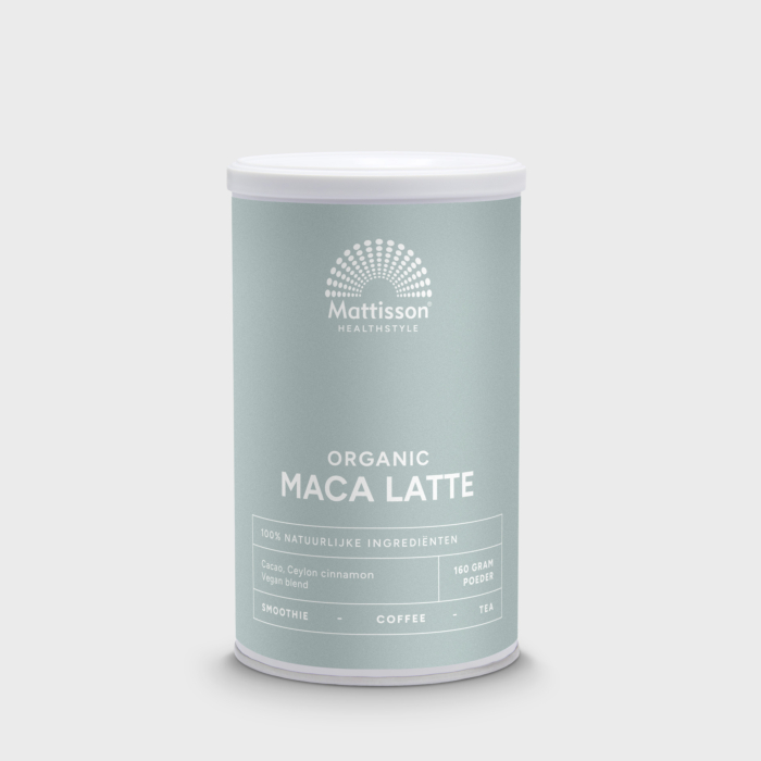 Biologische maca latte met cacao en Ceylon kaneel, adaptogene mix. Biologische maca latte met cacao en Ceylon kaneel, adaptogene mix.
