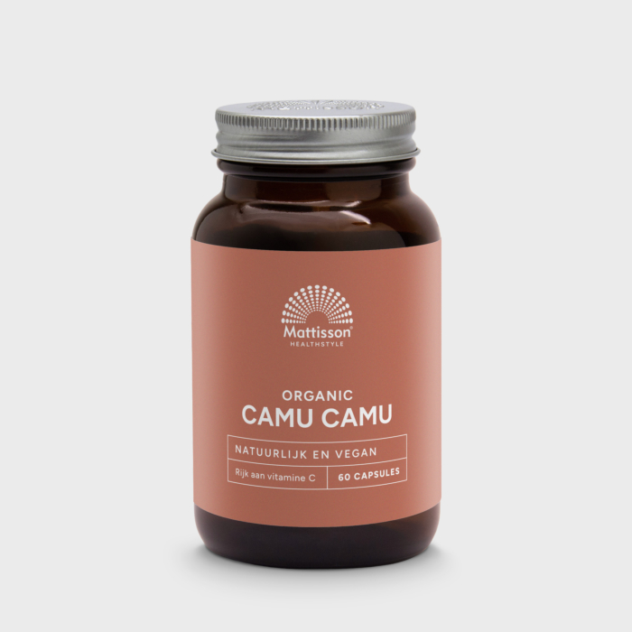 Biologische camu camu 500 mg capsules, natuurlijke bron van vitamine C. Biologische camu camu 500 mg capsules, natuurlijke bron van vitamine C.