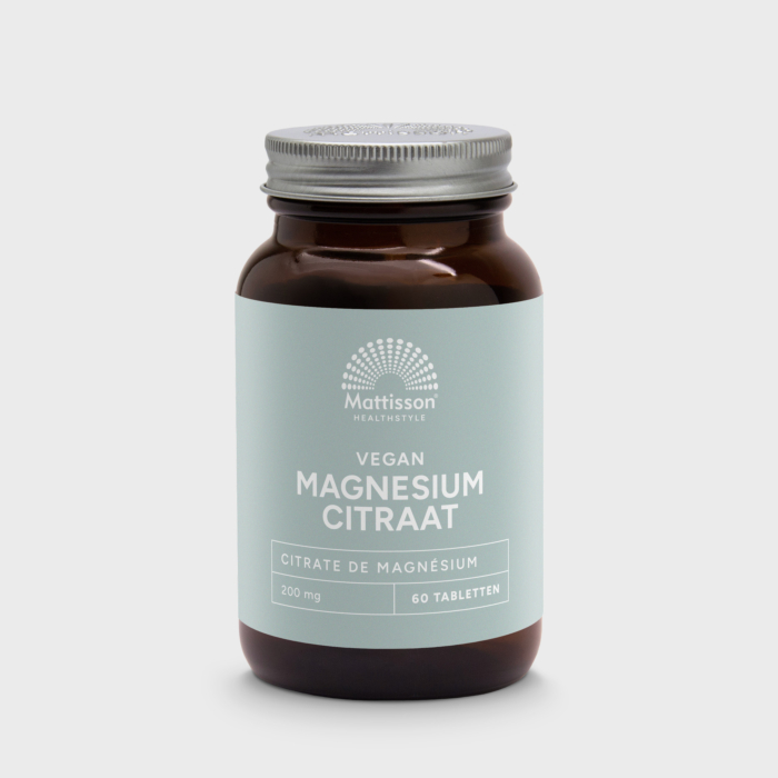 Magnesium citraat 200 mg elementair magnesium, 60 tabletten, goed opneembaar. Magnesium citraat 200 mg elementair magnesium, 60 tabletten, goed opneembaar.