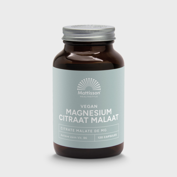 Magnesium citraat malaat capsules 86 mg, combinatie van twee vormen. Magnesium citraat malaat capsules 86 mg, combinatie van twee vormen.