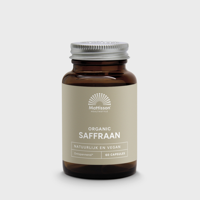 Biologisch saffraan met Sunfiber®, formule met plantaardige vezels. Biologisch saffraan met Sunfiber®, formule met plantaardige vezels.