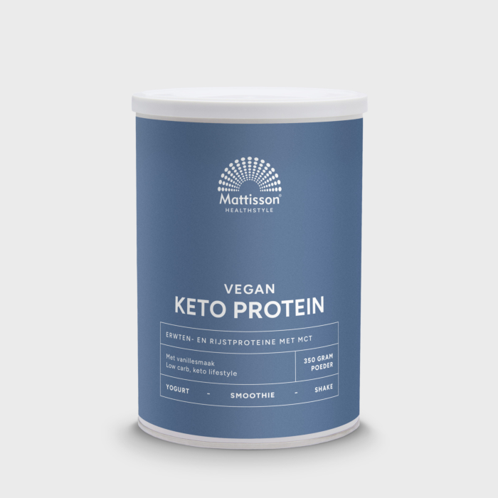 Vegan keto proteïne shake met erwten, rijst en MCT. Vegan keto proteïne shake met erwten, rijst en MCT.