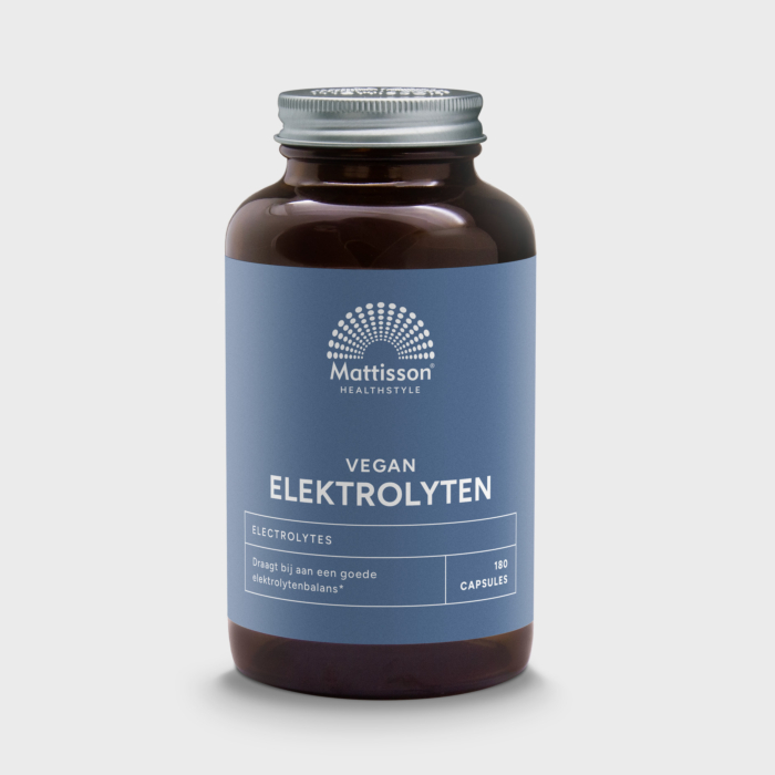 Vegan elektrolyten 180 capsules, mix van mineralen in capsules. Vegan elektrolyten 180 capsules, mix van mineralen in capsules.