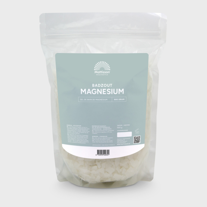 Magnesium badzout 900 gram, ontspannend mineraalzout voor in bad. Magnesium badzout 900 gram, ontspannend mineraalzout voor in bad.
