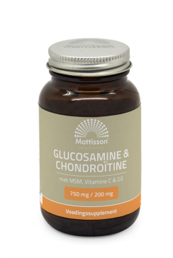 Glucosamine Chondroïtine met MSM, Vitamine C & D3 - 60 tabletten