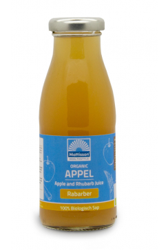 Biologische Appel - Rabarbersap - 250 ml