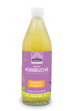 Biologische Kombucha - Rooibos & Rozemarijn - 500 ml