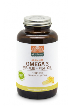 Omega-3 Visolie - 18% EPA 12% DHA - 120 capsules