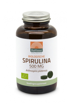 Biologische Spirulina 500mg - 240 tabletten