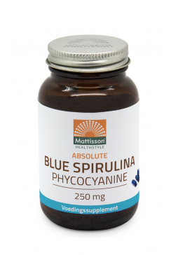 Blue Spirulina Phycocyanine 250mg - 30 capsules