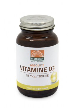Vitamine D3 75 mcg - 240 capsules