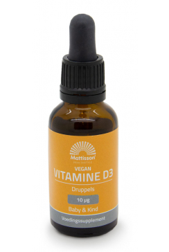Vegan Vitamine D3 - Baby & Kind - 10 mcg - 25ml