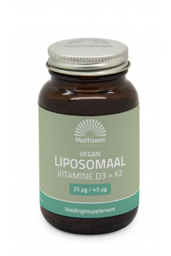 Vegan Liposomaal Vitamine D3 K2 - 60 capsules