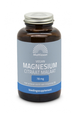 Magnesium Citraat Malaat Capsules 86 mg - 120 capsules
