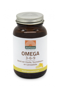 Omega 3-6-9 - Vis- teunisbloem- en lijnzaadolie - 60 capsules