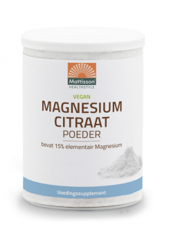 Magnesium Citraat poeder - 15% elementair Magnesium - 200 g