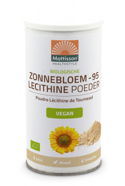 Biologische Zonnebloem Lecithine-95 poeder - 180 g