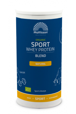 Biologische Sport Wei Proteïne Blend 63% - Naturel - 450 g