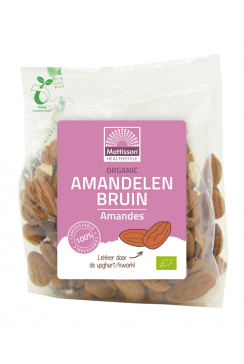 Biologische Bruine Amandelen - Ongebrand - 200 g