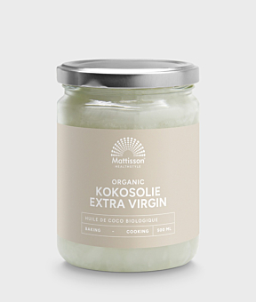 Biologische Kokosolie - Extra Virgin - 500 ml