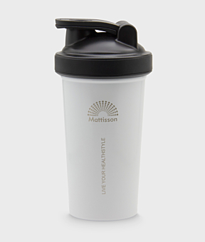 Shakebeker RVS 750 ml, fles voor shakes en sportdrank.