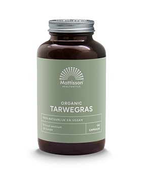 Biologisch Tarwegras 600mg - 120 capsules Biologisch Tarwegras 600mg - 120 capsules