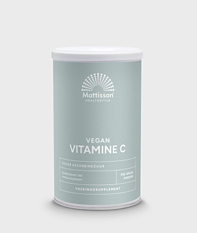 Vitamine C poeder, zuiver ascorbinezuur zonder toevoegingen.