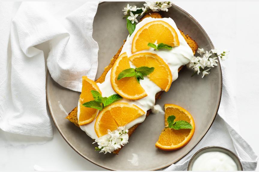 Sinaasappelcake met Erythritol